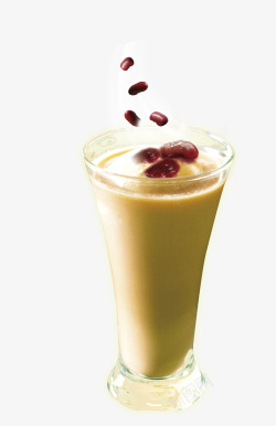 红豆养生奶茶素材