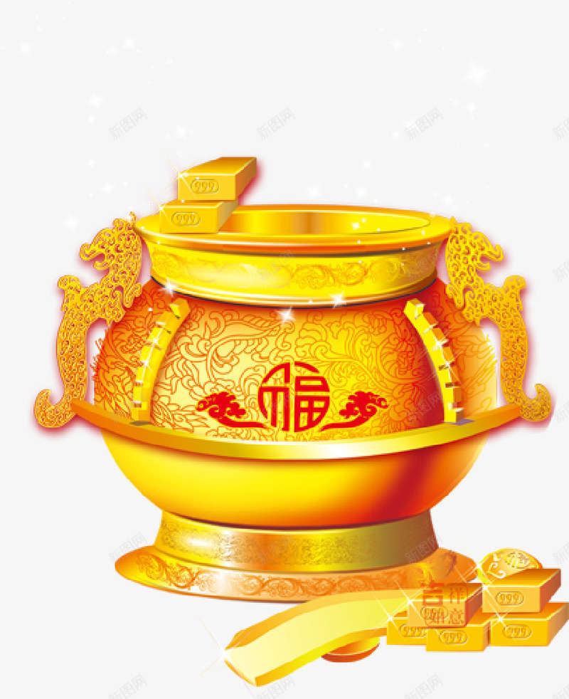 春节香炉装饰图png免抠素材_88icon https://88icon.com 春节 春节装饰 香炉免抠图 香炉装饰