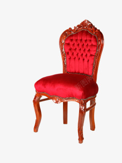 一把红色椅子素材