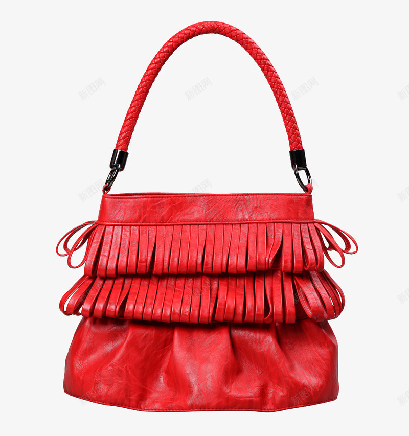 一个红色手提包png免抠素材_88icon https://88icon.com 女包 女士包包 手拎包 手提包 时尚 皮包 红色包包