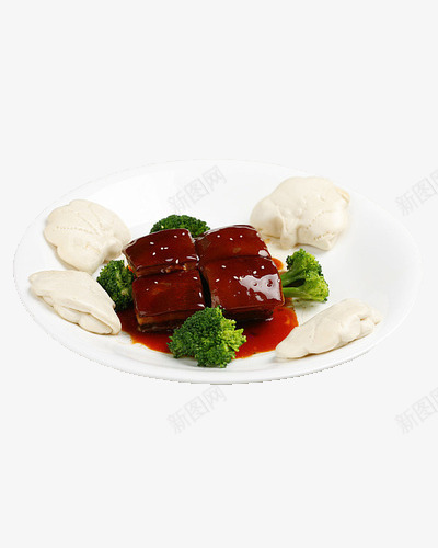 一碟东坡肉png免抠素材_88icon https://88icon.com 东坡肉 传统美食 卤肉 猪肉 褐色