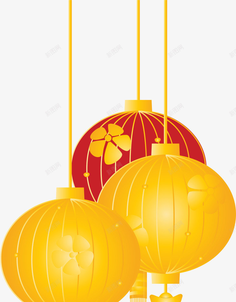 春节多彩灯笼挂饰png免抠素材_88icon https://88icon.com 中国风 多彩灯笼 新年灯笼 新春灯笼 春节灯笼 灯笼挂饰