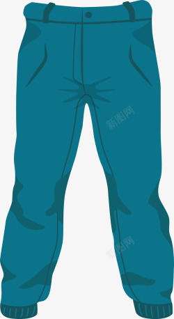 休闲运动裤深绿色冬季保暖运动裤高清图片