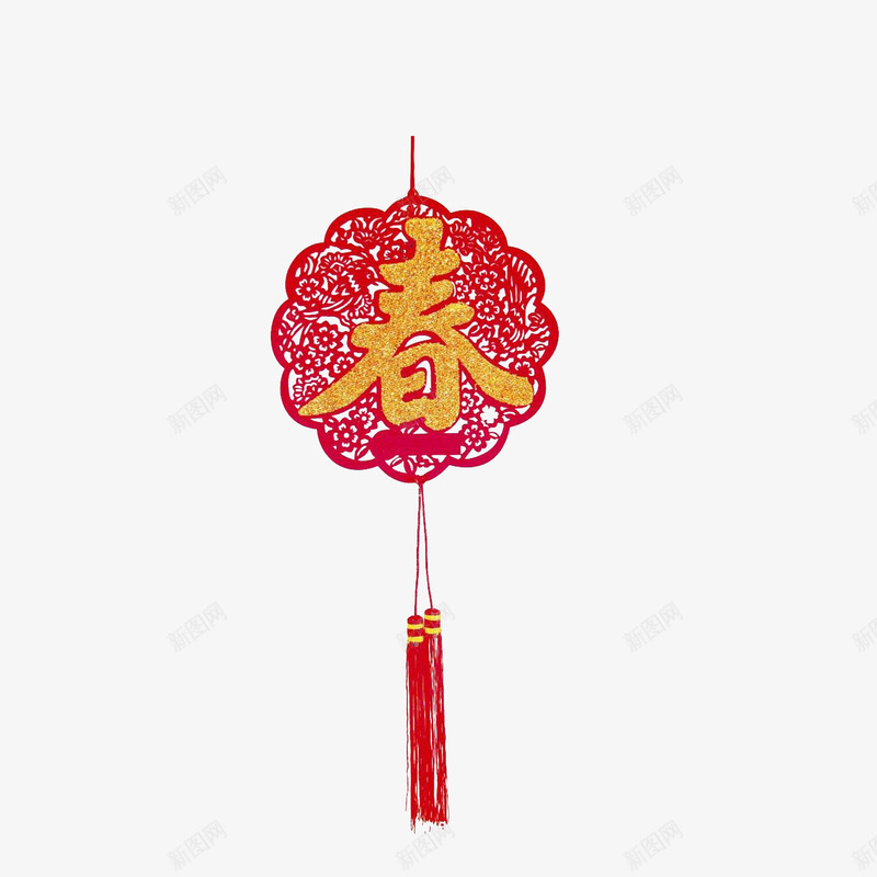 新年春字挂件png免抠素材_88icon https://88icon.com 喜庆装饰物 实物图 新春挂件 春节挂件 金色春字