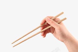 握着筷子的手素材