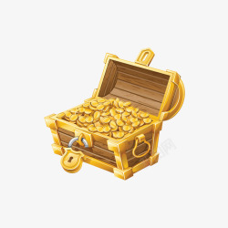 金币宝箱素材