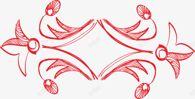 欧式花纹花边线稿png免抠素材_88icon https://88icon.com 手绘 线条 线稿 花纹 花边