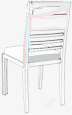 扁平彩绘风格创意椅子素材
