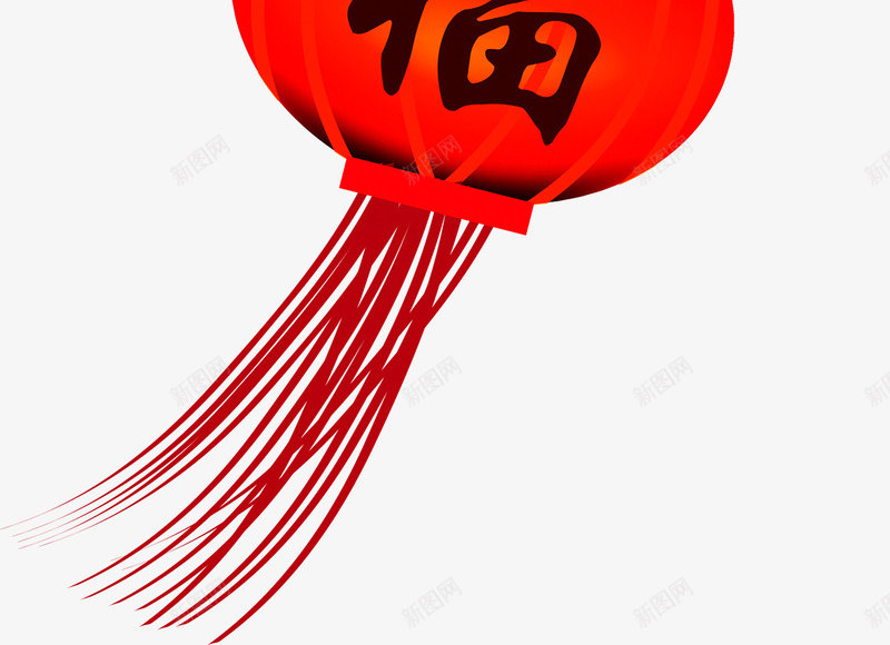 红色灯笼矢量图ai免抠素材_88icon https://88icon.com 中国风 喜庆 新年 春节 灯笼 红色 矢量图