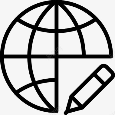 无网络信号标志全球图标图标