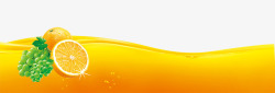 创意橙汁海报元素素材