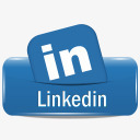 linkedin蓝色linkedin图标图标