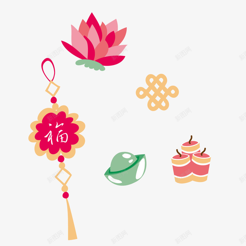 春节元素png免抠素材_88icon https://88icon.com 2017年图片下载 2017年鸡年免费PNG图片 中国风 元宝 春节PNG下载 炮竹 福字 荷花 除夕图片下载 鸡年PNG图 鸡年节日图