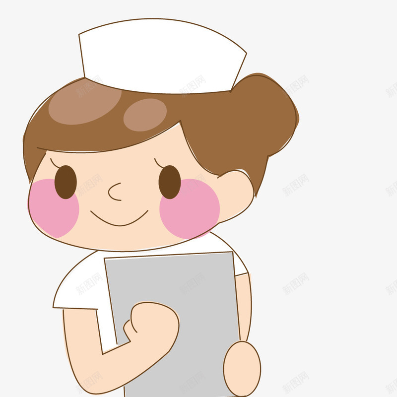 手绘卡通护士人物png免抠素材_88icon https://88icon.com 人物 人物黄色 动漫人物 卡通人物 手绘人物 护士