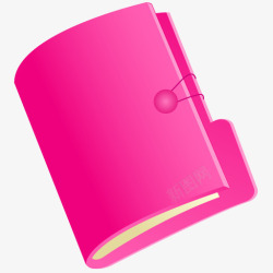 粉红纸文件文件夹粉红文件纸文档文件夹高清图片