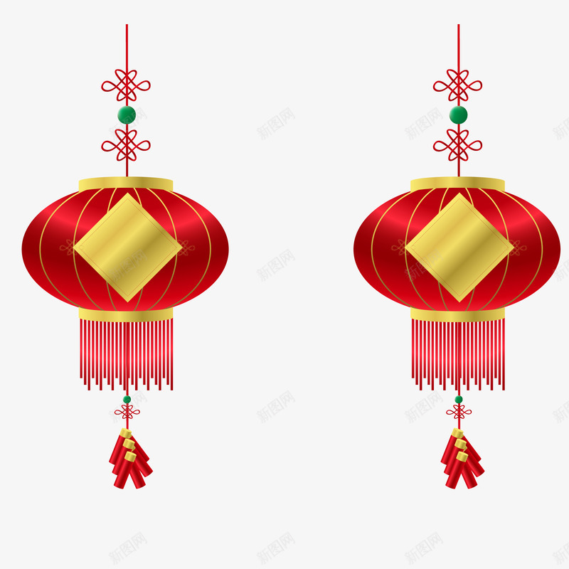 手绘新年春节灯笼png免抠素材_88icon https://88icon.com 2019 中国风 农历新年 挂饰 新年 春节 灯笼 猪年