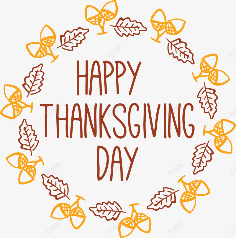 黄色感恩节标签png免抠素材_88icon https://88icon.com Thanksgiving 感恩节 感恩节快乐 感谢 树叶标签 黄色标签