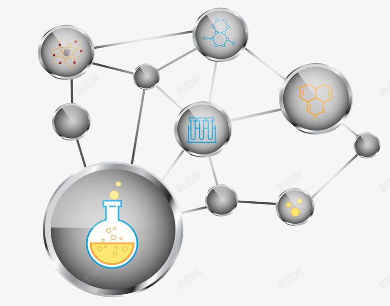 现代医学生物研究png免抠素材_88icon https://88icon.com 分子 分子式 创意合成 医学 医疗 基因 探索 现代 研究 科学 科技