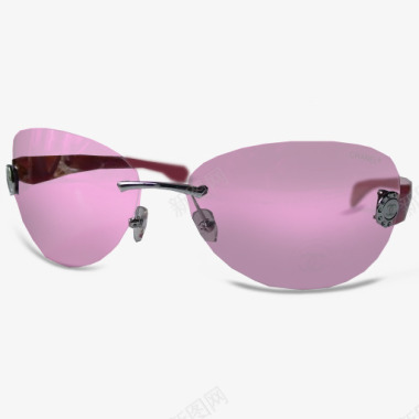 香奈儿粉红色的眼镜chanelicons图标图标