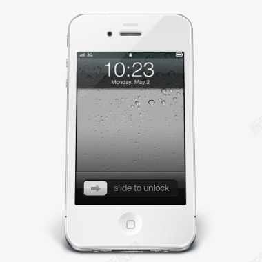 状态白色iPhoneiOS图标图标