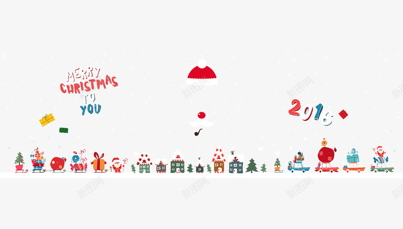 2016圣诞节元素png免抠素材_88icon https://88icon.com 2016 christmas merry 圣诞快乐 圣诞节 小礼物 礼盒 装饰图案