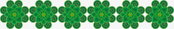 绿色端午节古典花形图案1素材