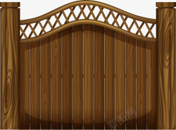 木质栏栅素材