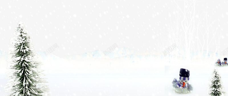 圣诞白色雪png免抠素材_88icon https://88icon.com 大雪 树 白色雪 雪地 雪景