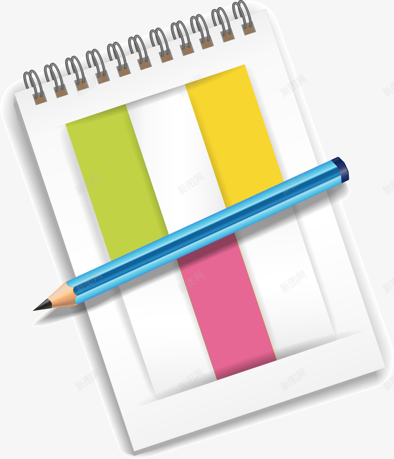 简约白色便签纸png免抠素材_88icon https://88icon.com 多彩纸张 学习 水彩 白色便签纸 简约便签纸 蓝色铅笔