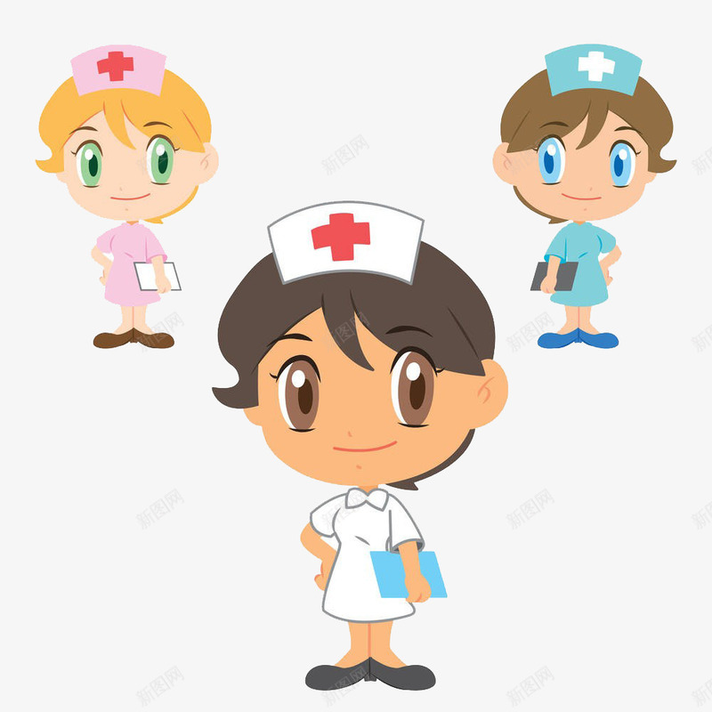 三个医生和护士png免抠素材_88icon https://88icon.com 三个 医生 卡通 护士