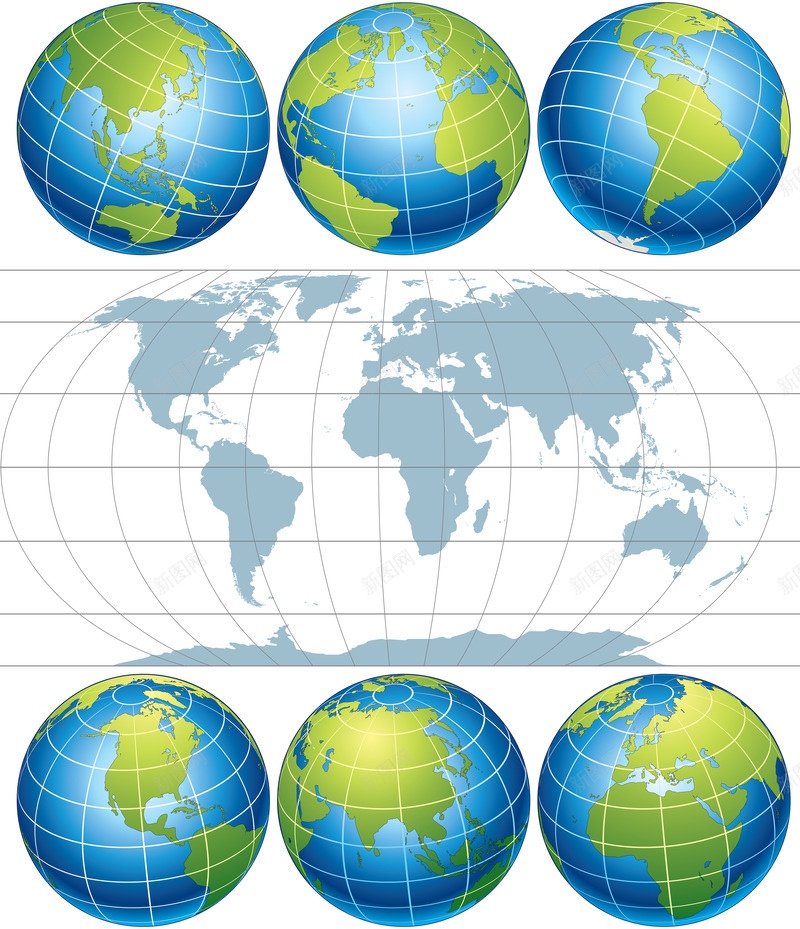 世界地图png免抠素材_88icon https://88icon.com 世界地图 企业 商务 地球 地球仪 教育 科技