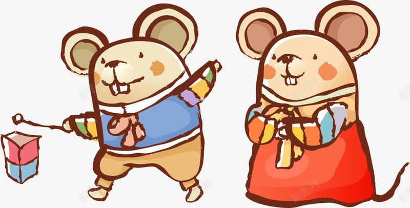 老鼠放鞭炮png免抠素材_88icon https://88icon.com 动物 卡通动物 卡通老鼠 庆祝 生肖 生肖动物 矢量动物 老鼠 鞭炮