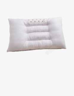 实物白色枕头素材