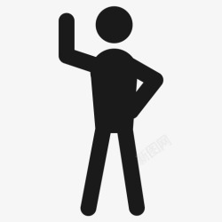 态度行为人类骄傲超级英雄人类运素材
