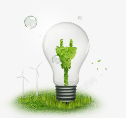 地球熄灯1小时绿色循环生态主题素材