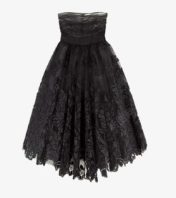 黑色蕾丝裙子素材