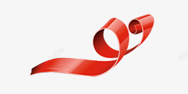 红丝带png免抠素材_88icon https://88icon.com 周年盛典装饰素材 红丝带 红飘带png素材 装饰素材 飘浮彩带