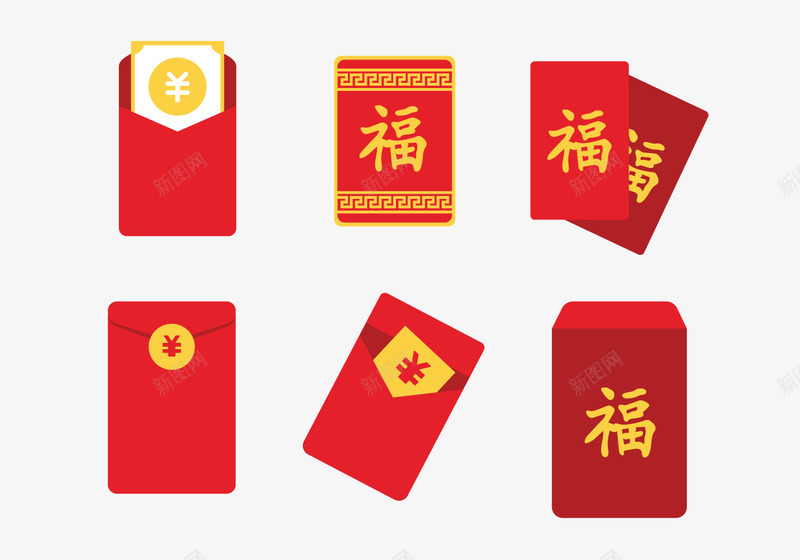 过年红包png免抠素材_88icon https://88icon.com 2017年图片下载 2017年鸡年免费PNG图片 中国风 春节 春节PNG下载 福字 红包矢量 红色 除夕图片下载 鸡年PNG图 鸡年节日图