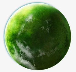 带源文件绿色星球高清图片