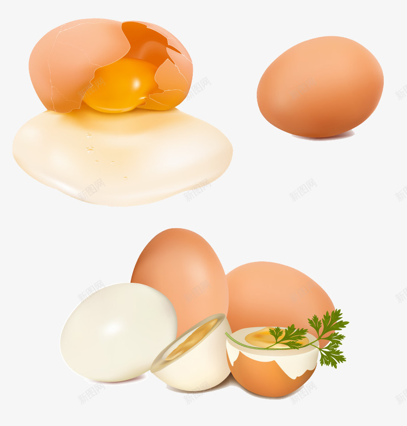 打开鸡蛋png免抠素材_88icon https://88icon.com 产品实物 打开鸡蛋 鸡蛋素材