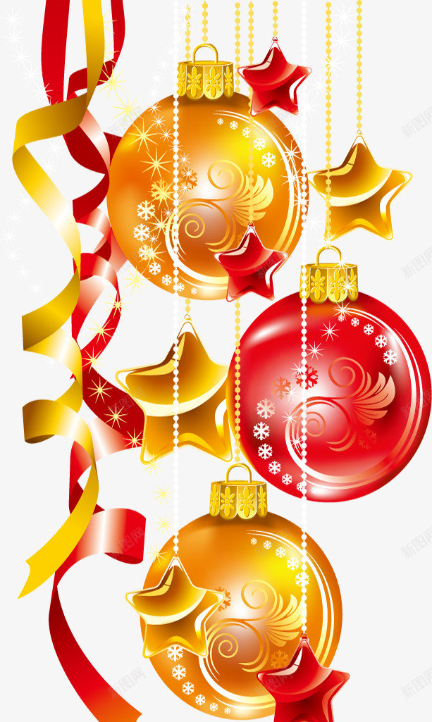 创意黄色质感圣诞节元素png免抠素材_88icon https://88icon.com 元素 创意 圣诞节 质感 黄色