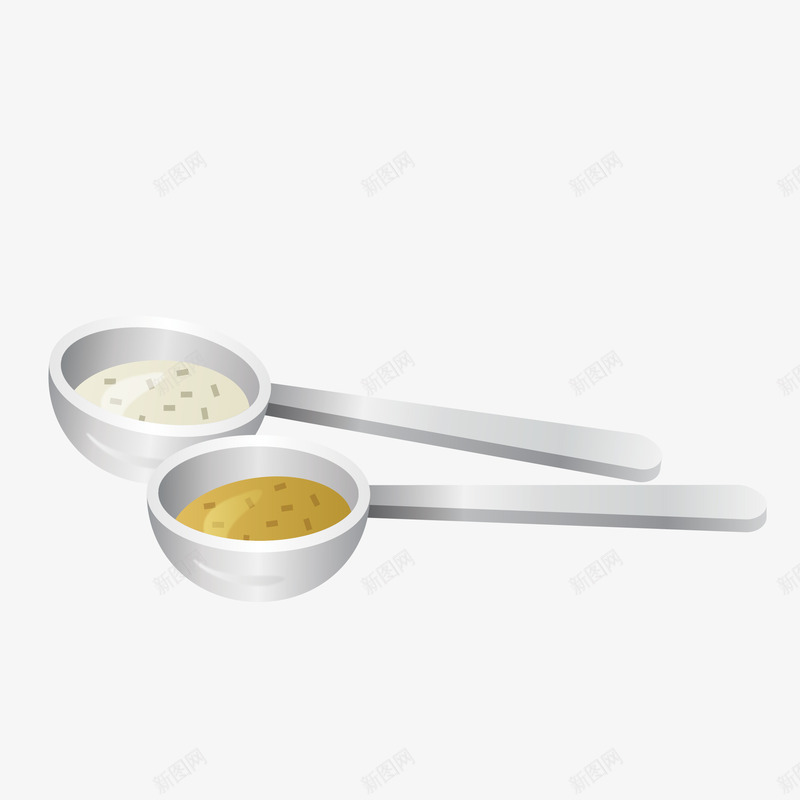 汤勺中的调料手绘图png免抠素材_88icon https://88icon.com 厨房用品 汤勺 简图 调味品 调料 食用盐 鸡精
