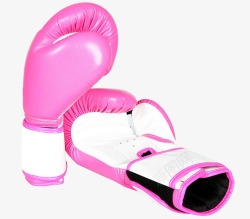 粉色跆拳道班专用手套素材
