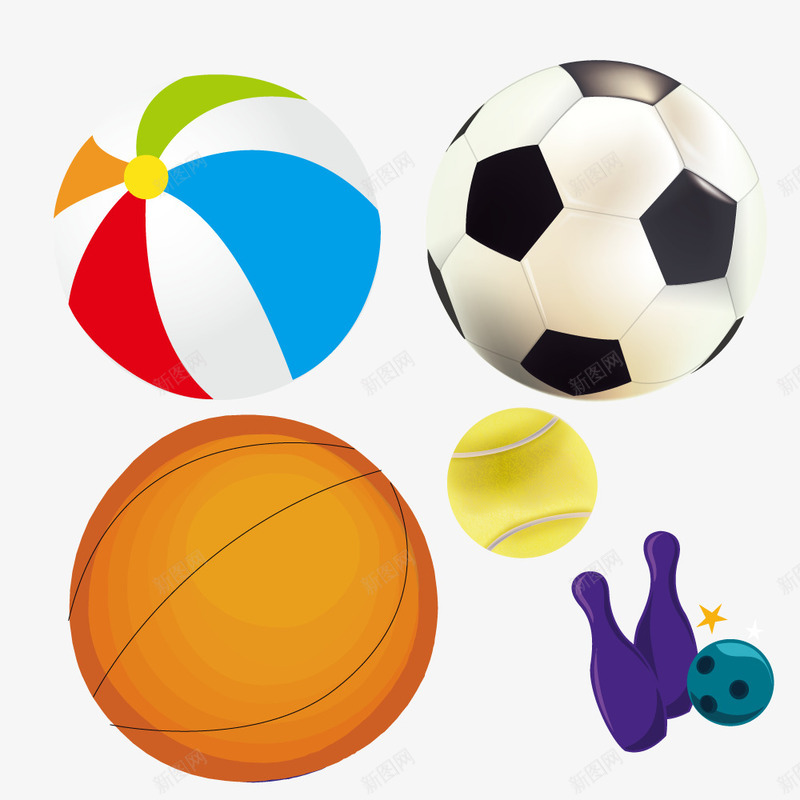 球类运动png免抠素材_88icon https://88icon.com 保龄球 球类 篮球 网球 足球 运动