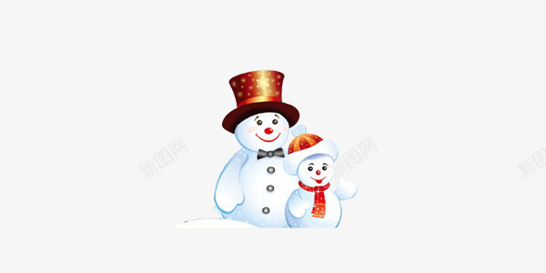 可以雪人png免抠素材_88icon https://88icon.com 可爱 堆雪人 小雪人 玩雪 雪人