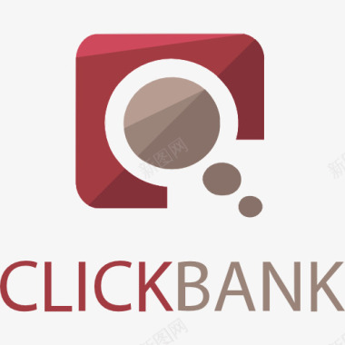 银行封面ClickBank的图标图标