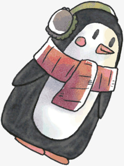 可爱的企鹅素材