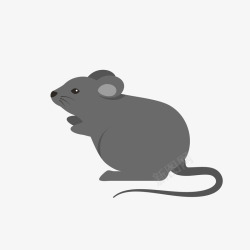 黑色的小老鼠黑色卡通小老鼠高清图片