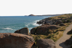 澳大利亚风景阿德莱德海岸岩石高清图片