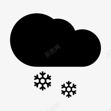 下雪标志天气预报下雪标志图标图标